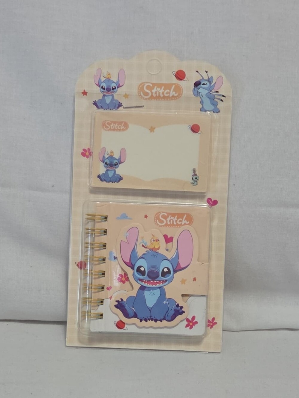 Lilo & Stitch mini notebook + sticky notes set